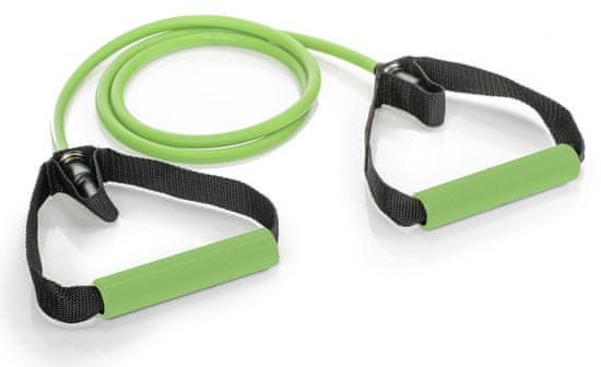 Gymstick Pro Exercise Tube elastika s ručkama, zelena, Medium