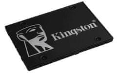 Kingston KC600 SSD disk, 256 GB, 550/500 MB/s, SATA 3.0, 3D TLC (SKC600/256G)