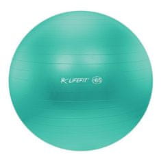 LIFEFIT gimnastička lopta Antiburst - 65 cm, tirkizna