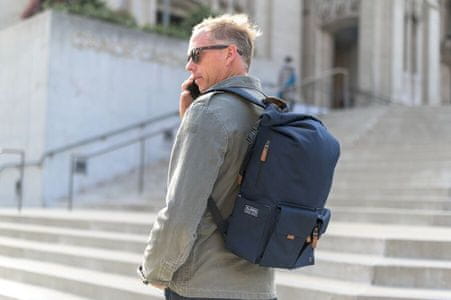 PKG Concord Laptop Backpack s prednjim džepom podstavljenim naramenicama 22 l otporna tkanina