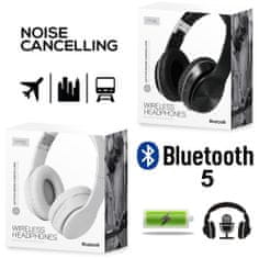 Platinet Freestyle FH0925B naglavne Bluetooth 5.0 slušalice, Active Noise Cancelling, crna