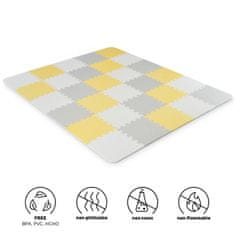 Kinderkraft Luno Foam Mat Puzzles pjenasta podloga, žuta