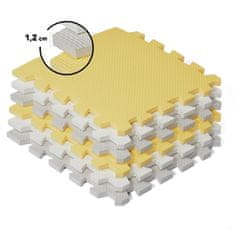 Kinderkraft Luno Foam Mat Puzzles pjenasta podloga, žuta