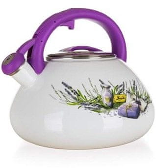 Banquet čajnik sa zviždaljkom Lavender, krem, 3 l