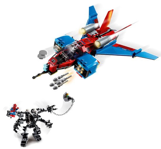 LEGO Super Heroes 76150 Spiderjet vs. Spiderjet Venomov robot