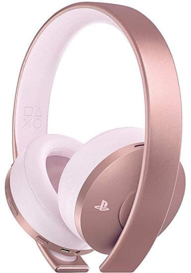 Sony bežične slušalice PS4 Gold Wireless Headset (PS719969600), roza