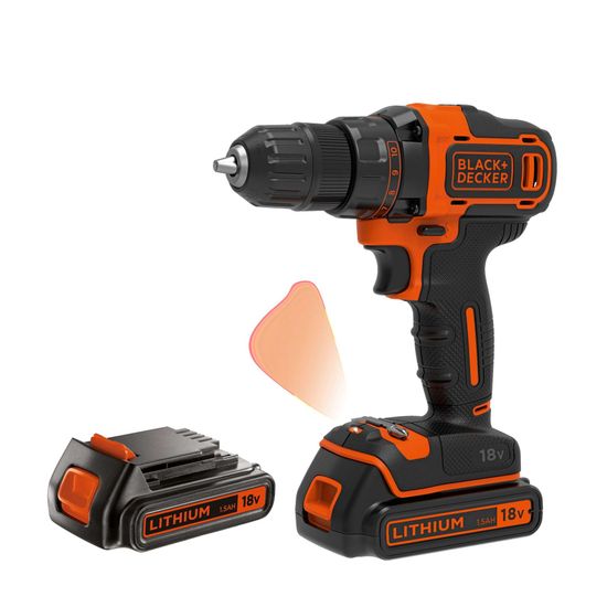 Black+Decker akumulatorska bušilica BDCDD186KB