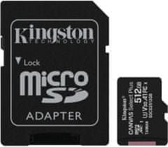 Kingston Canvas Select Plus memorijska kartica microSDXC 512 GB adapter