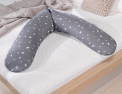 Theraline jastuk za majčinstvo i njegu, sivi sa zvjezdama