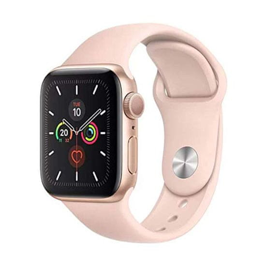 Spigen Air Fit remenčić za sve Apple satove, 44 mm, silikonski, rose gold