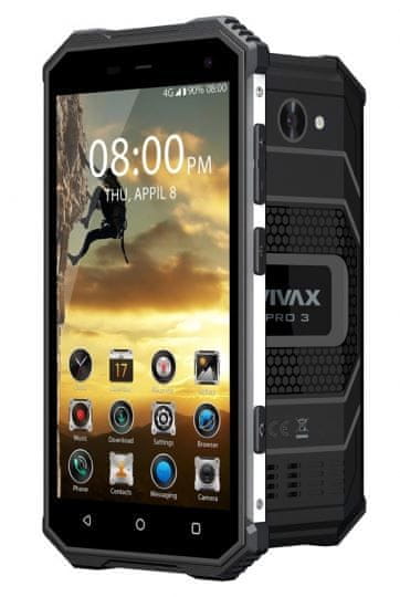 Vivax PRO 3 (4G) otporan GSM telefon, siva