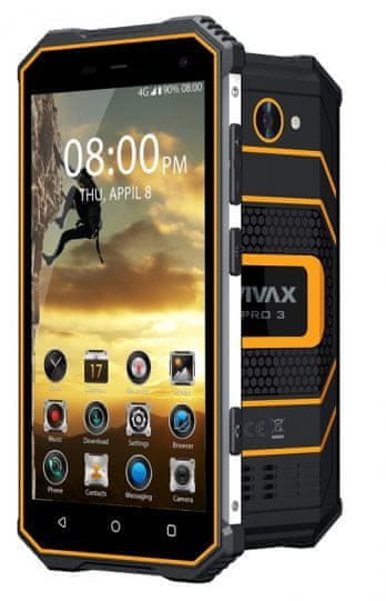 Vivax PRO 3 (4G) otporan GSM telefon, narančasta