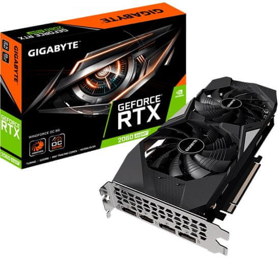 Gigabyte Windforce OC GeForce RTX 2060 SUPER, 8 GB GDDR6 grafička kartica (rev. 2.0)