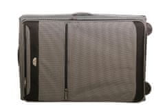 putni kovčeg, ABS vel. M, 61 cm sivo-crna