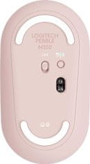 Logitech Pebble M350 bežični miš, ružičasti
