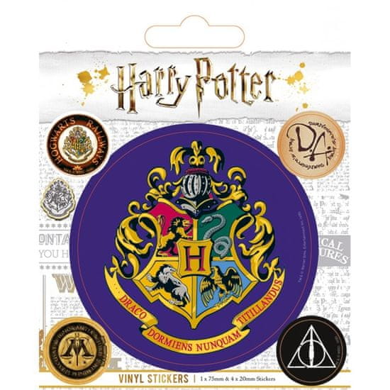 Pyramid Harry Potter (Hogwarts) komplet naljepnica, 5 komada