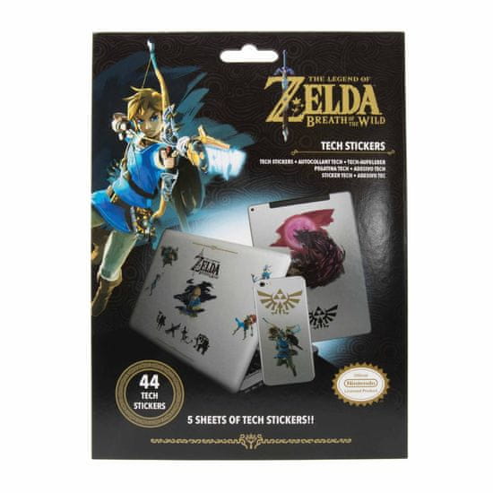 Pyramid The Legend of Zelda: Breath of the Wild komplet naljepnica, 44 komada