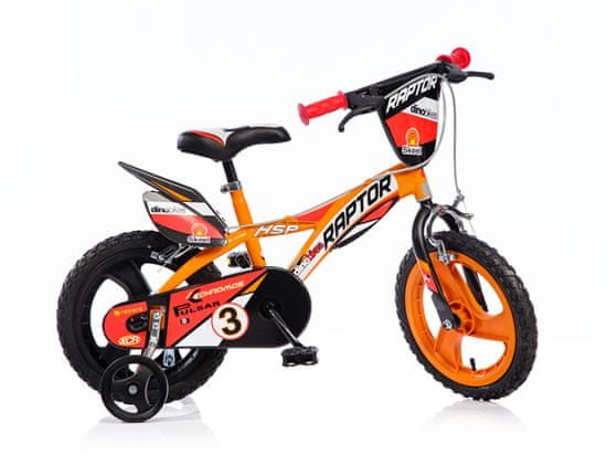 Dino bikes Bicikl za dječake Raptor, 35,56 cm/14’’