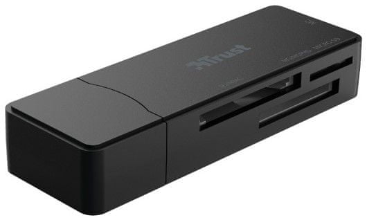 Trust Nanga čitač kartica, USB 3.2, crni