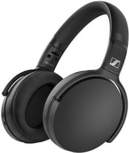 Bluetooth Top Slušalice sennheiser hd350bt pametni način upravljanja podcast gumbi za upravljanje 300-mm li-pol baterijski mikrofon za hands-free korištenje 30 h za punjenje udoban kvalitetan zvuk 32-mm driveri pasivna izolacija od buke aptx kodek