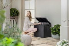 KETER vrtna kutija / kutija za pohranu, CITY box, 113, siva/grafitna