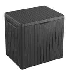 KETER vrtna kutija / kutija za pohranu, CITY box, 113, siva/grafitna