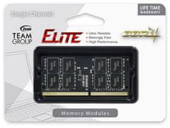 TeamGroup Elite 16 GB DDR4-2666, SODIMM, CL19 memorija (RAM) (TED416G2666C19-S01)