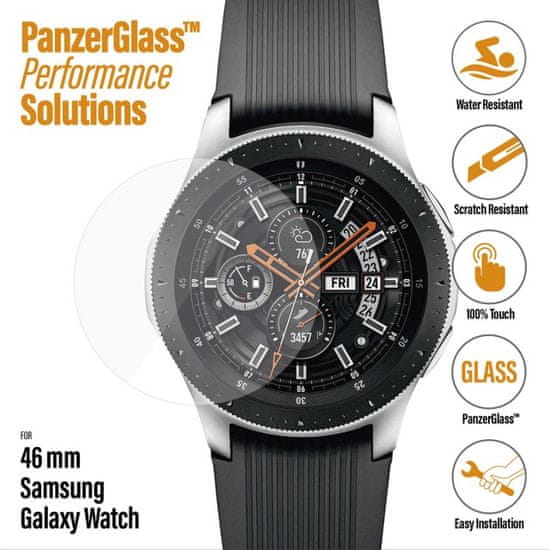 PanzerGlass zaštitno staklo SmartWatch za Samsung Galaxy Watch, 46mm, prozirno (7203)