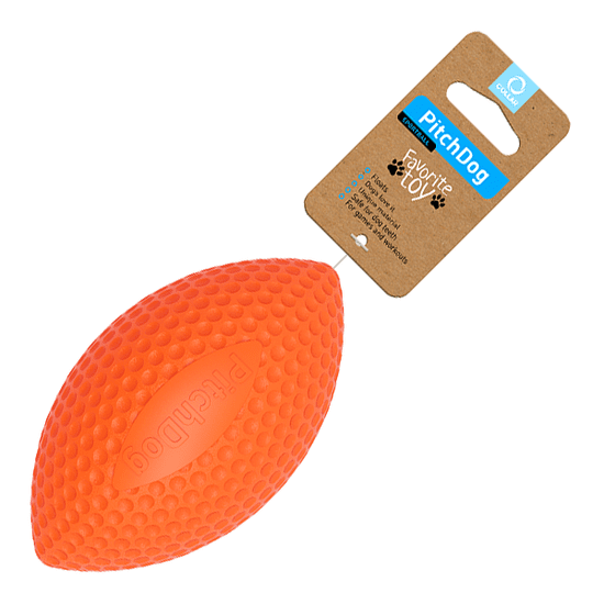 PitchDog Sport Ball lopta za pse, narančasta, 9 cm