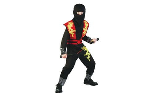 Unikatoy dječji karnevalski kostim ninja ratnik, crveni (24284)