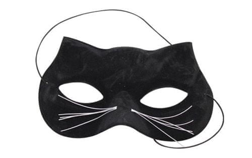 Carnival Toys maska mačka, crna (1504)
