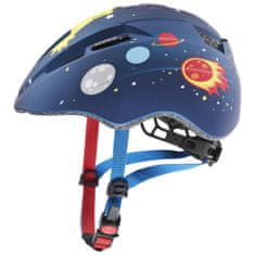 Uvex Kid 2 CC dječja biciklistička kaciga, Dark Blue Rocket Mat 46-52 cm