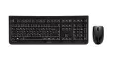 Cherry bežična tipkovnica i miš Cherry DW 3000, Wireless, USB prijemnik, crna, UK HRV gravura
