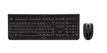 Cherry bežična tipkovnica i miš Cherry DW 3000, Wireless, USB prijemnik, crna, UK HRV gravura