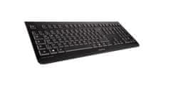 Cherry bežična tipkovnica i miš Cherry DW 3000, Wireless, USB prijemnik, crna, UK HRV gravura