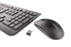 Cherry bežična tipkovnica i miš Cherry DW 3000, Wireless, USB prijemnik, crna, UK HRV gravura