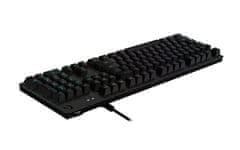 Logitech G512 Carbon tipkovnica, GX Red Linear, USB, US int., HR gravura