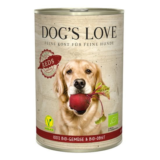 Dog's Love B.A.R.F. 100 % BIO Vegan konzerva za pse, sa crvenim povrćem, 400 g .