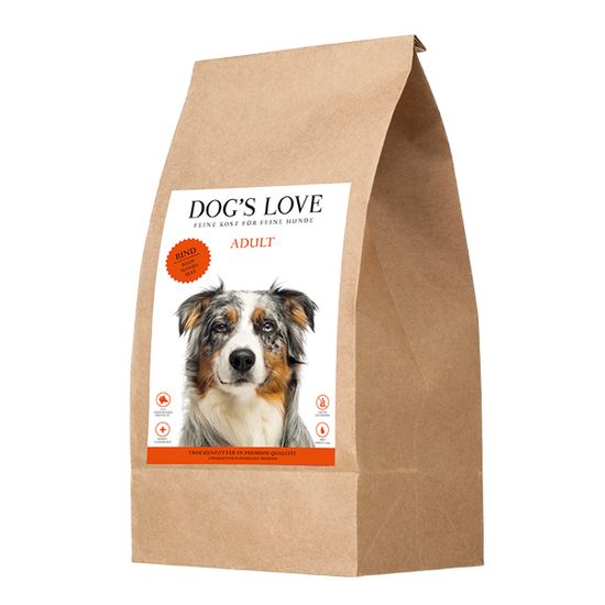 Dog's Love Adult pseći briketi, govedina, 2 kg