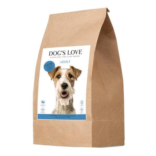 Dog's Love Adult pseći briketi, losos, 2 kg