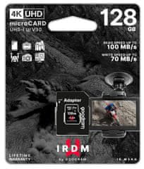 GoodRam MicroSDXC memorijska kartica + SD adapter, 128 GB, UHS-I U3, 4K V30
