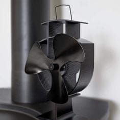 VonHaus ventilator za kamin, aluminij, crna (2514061)