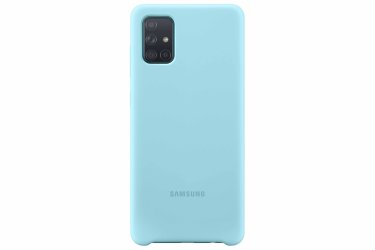 Samsung Galaxy A71 maska, silikonska, plava