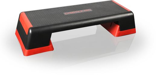 Gymstick Pro Step fitness klupa, sivo-crna
