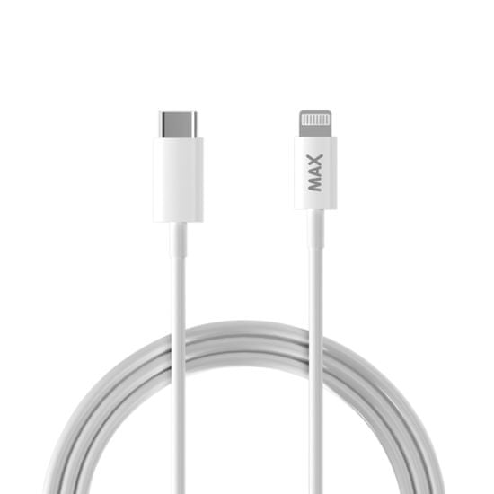 MAX MLC2100W kabel Lightning/ USB-C, 1m, bijela