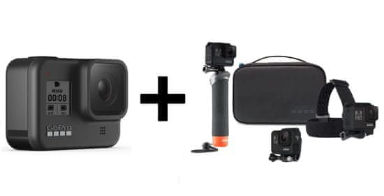 GoPro Hero 7 Black sportska kamera + pustolovni paket (AKTES-001)
