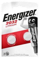 Energizer Lithium baterija CR2032, 2 komada