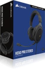 Corsair HS50 Pro Stereo, modrá (CA-9011217-EU)