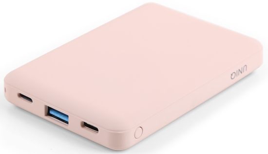UNIQ Fuele Mini 8 000 mAh USB-C PD džepna punjiva baterija UNIQ-FUELEMINI, roza
