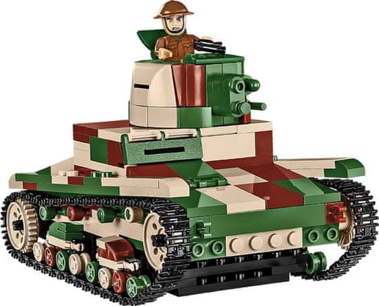 Cobi 2520 Small Army II WW Vickers Mk E Type B tank